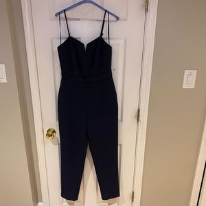 Adelyn Rae NAVY blue Elegant jumpsuit - size Medium (fits 4-8)